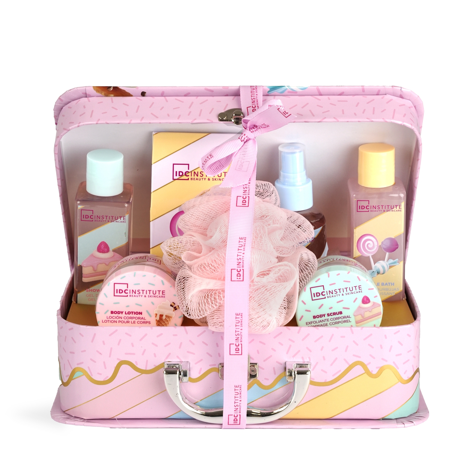 idc-institute-petits-delices-bath-set-briefcase1 Πολυτελές Σετ Περιποίησης & Spa Σώματος (7 τμχ) - Image 1